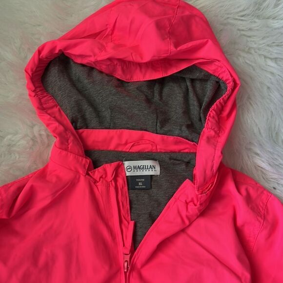 Magellan Hot Pink windbreaker Jacket Youth XL - Picture 2 of 6